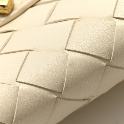 Bottega Veneta Nappa Intrecciato Long Andiamo Top Handle Sea Salt 9 of 11
