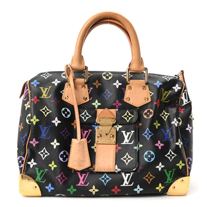 Louis Vuitton Monogram Multicolor Speedy 30 Black 1 of 9