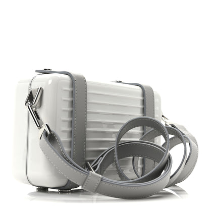 Rimowa Gloss Polycarbonate Personal Cross-Body Bag White Grey 3 of 10