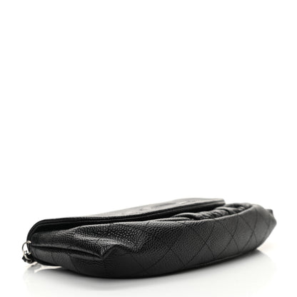 Chanel Caviar Half Moon Wallet On Chain WOC Black 4 of 12