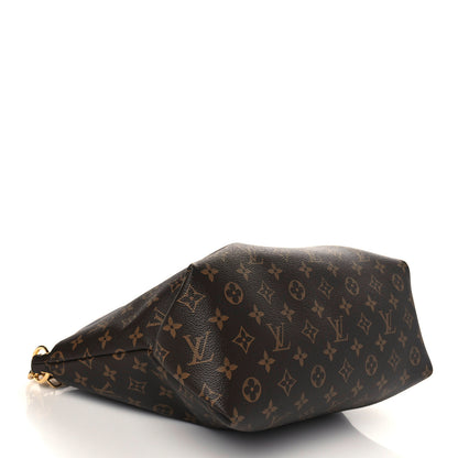 Louis Vuitton Monogram Flower Zipped Tote MM Bordeaux 3 of 5