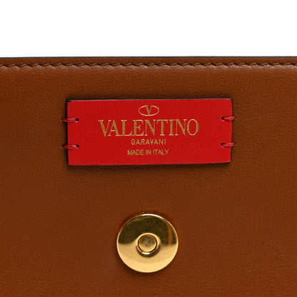 Valentino Garavani Smooth Calfskin Supervee Shoulder Bag Saddle Brown 6 of 9