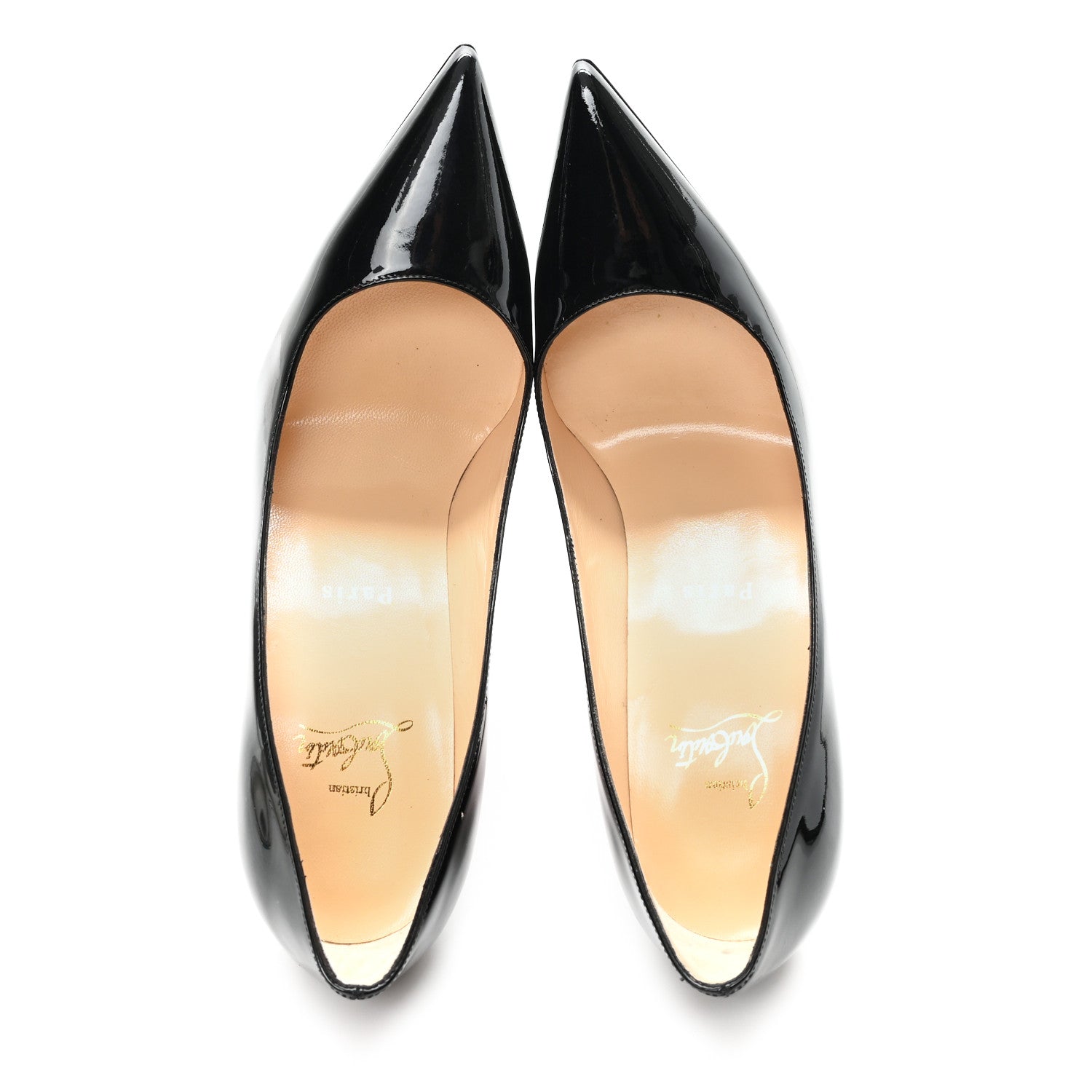 Christian Louboutin Patent So Kate 100 Pumps 38 Black 2 of 9
