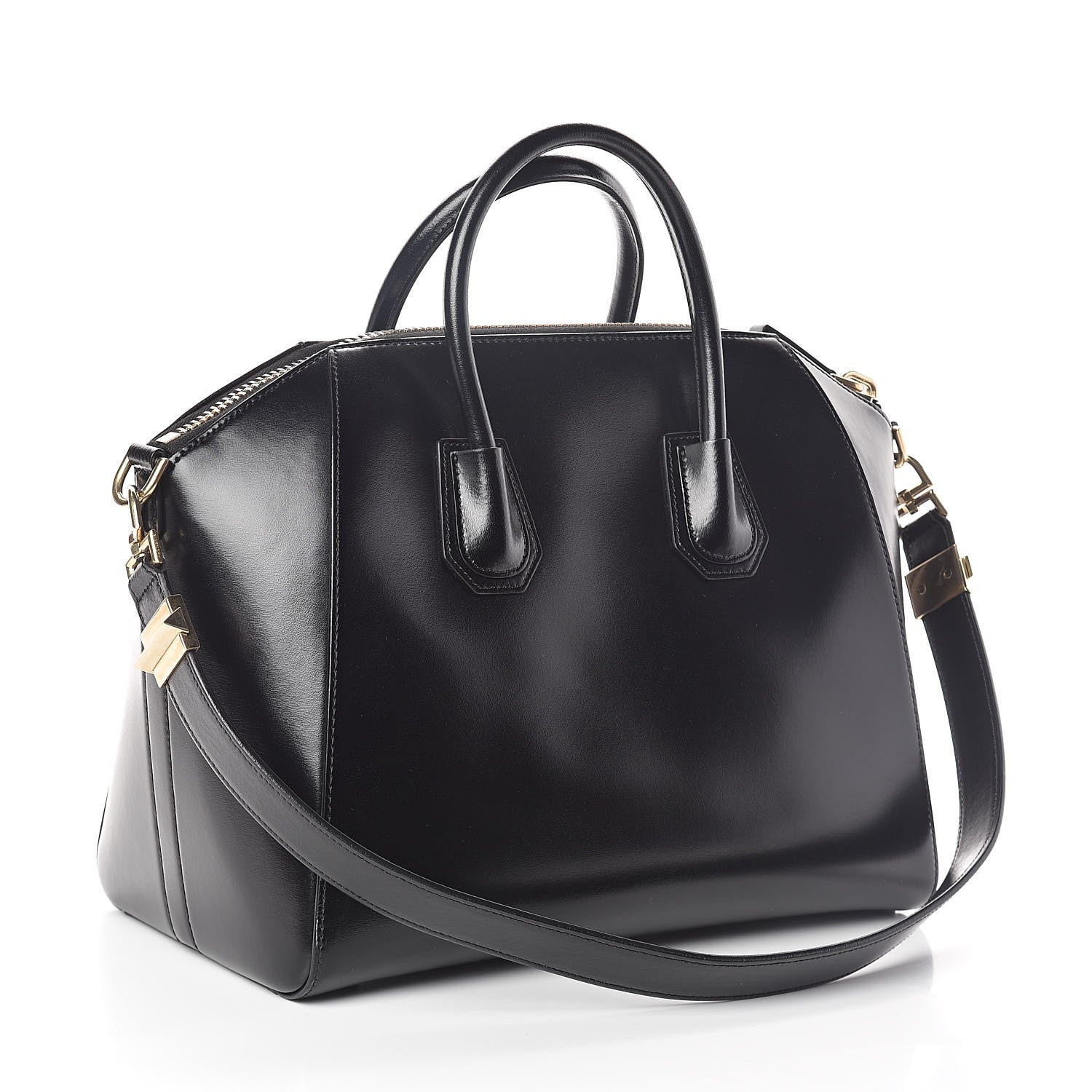 Givenchy Shiny Lord Calfskin Medium Antigona Black 3 of 12