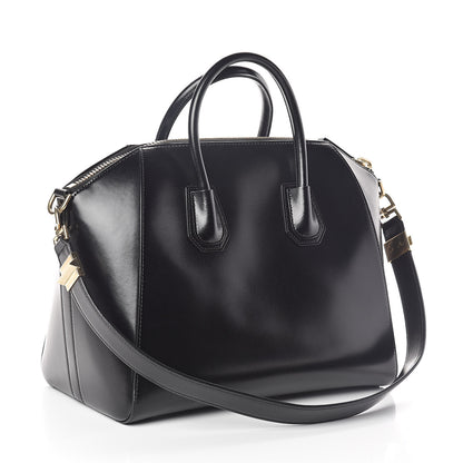 Givenchy Shiny Lord Calfskin Medium Antigona Black 3 of 12
