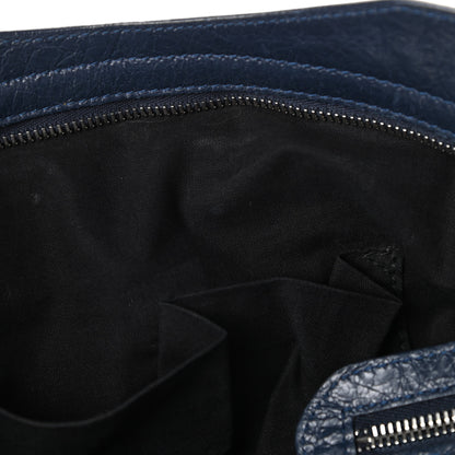 Balenciaga Agneau Classic Silver Hardware City Bleu Obscur 10 of 10