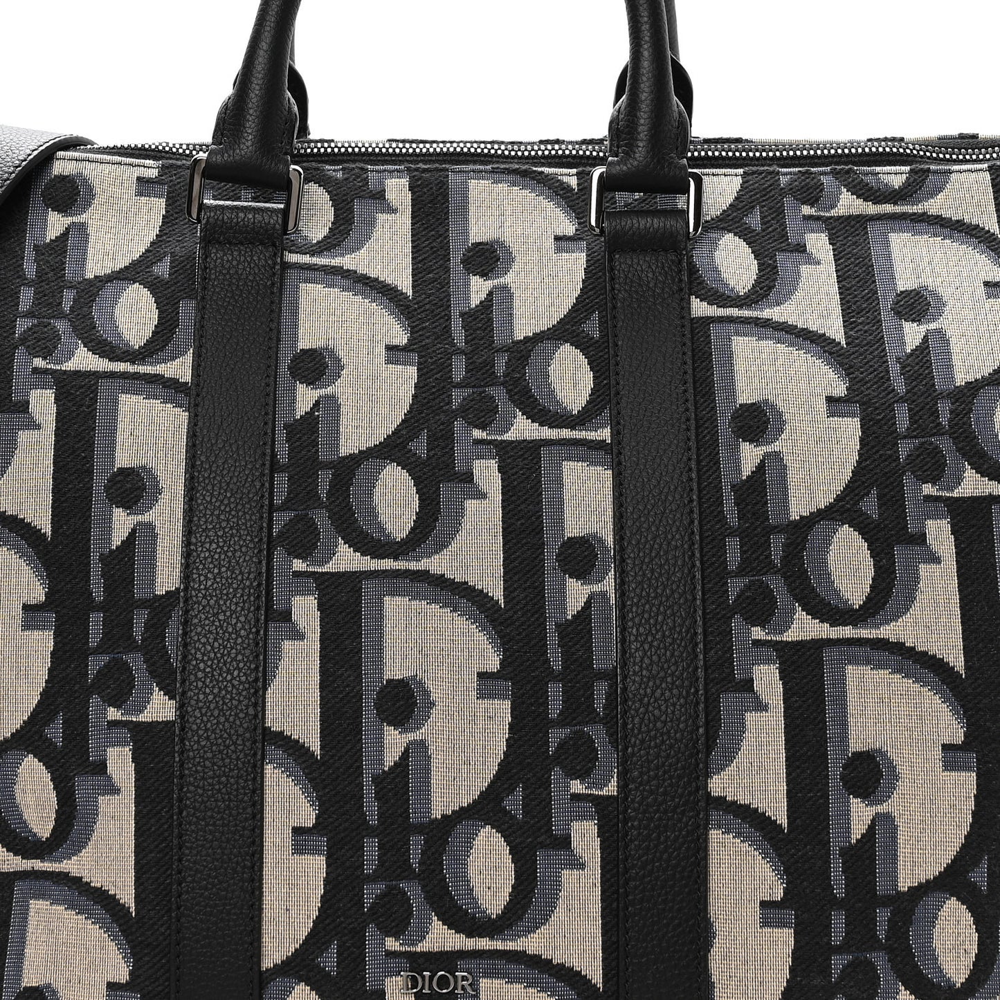 Maxi Oblique Jacquard Weekender 40 Beige Black