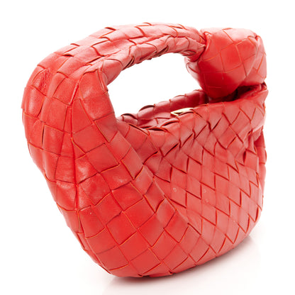 Bottega Veneta Nappa Intrecciato Mini Jodie Red 3 of 10
