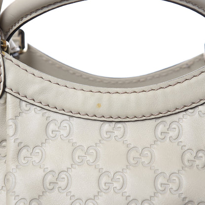 Gucci Guccissima Medium Sukey Tote Mystic White 12 of 14
