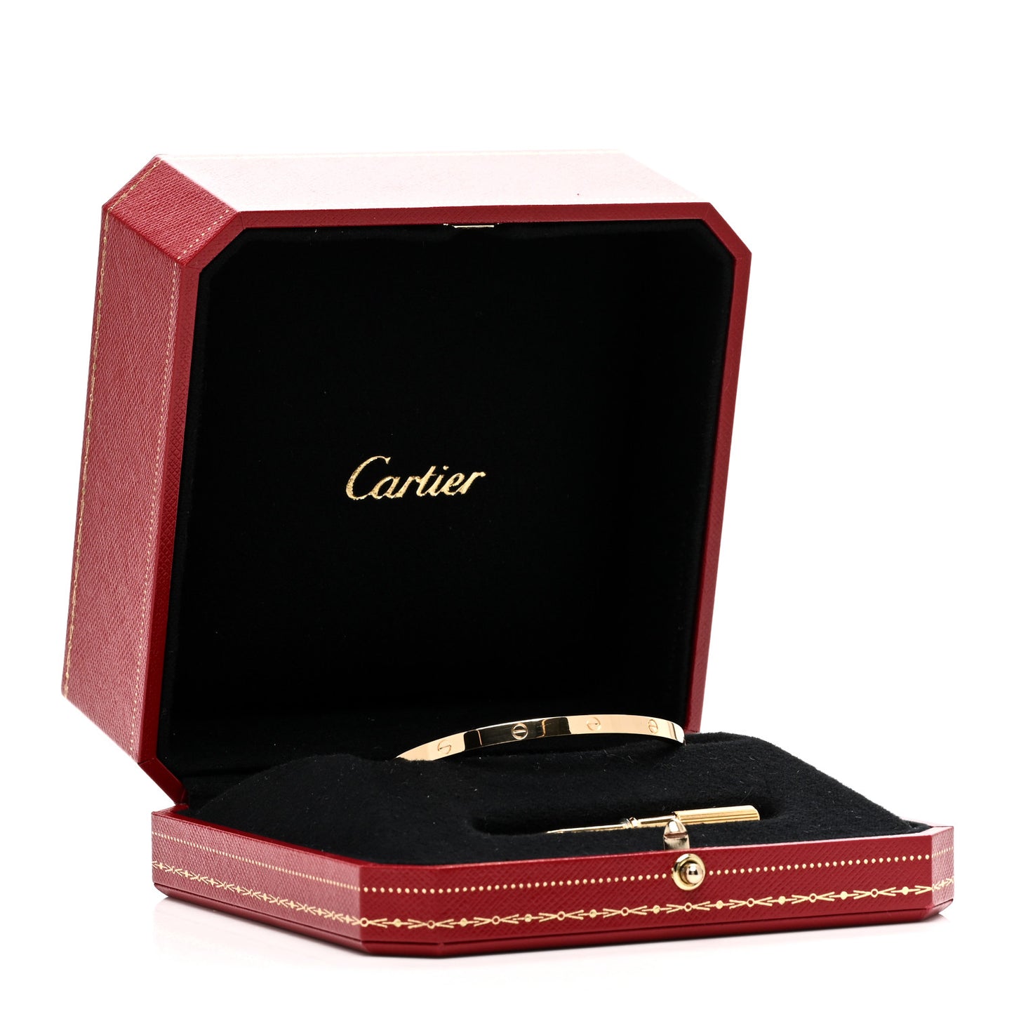 18K Yellow Gold Small LOVE Bracelet 17