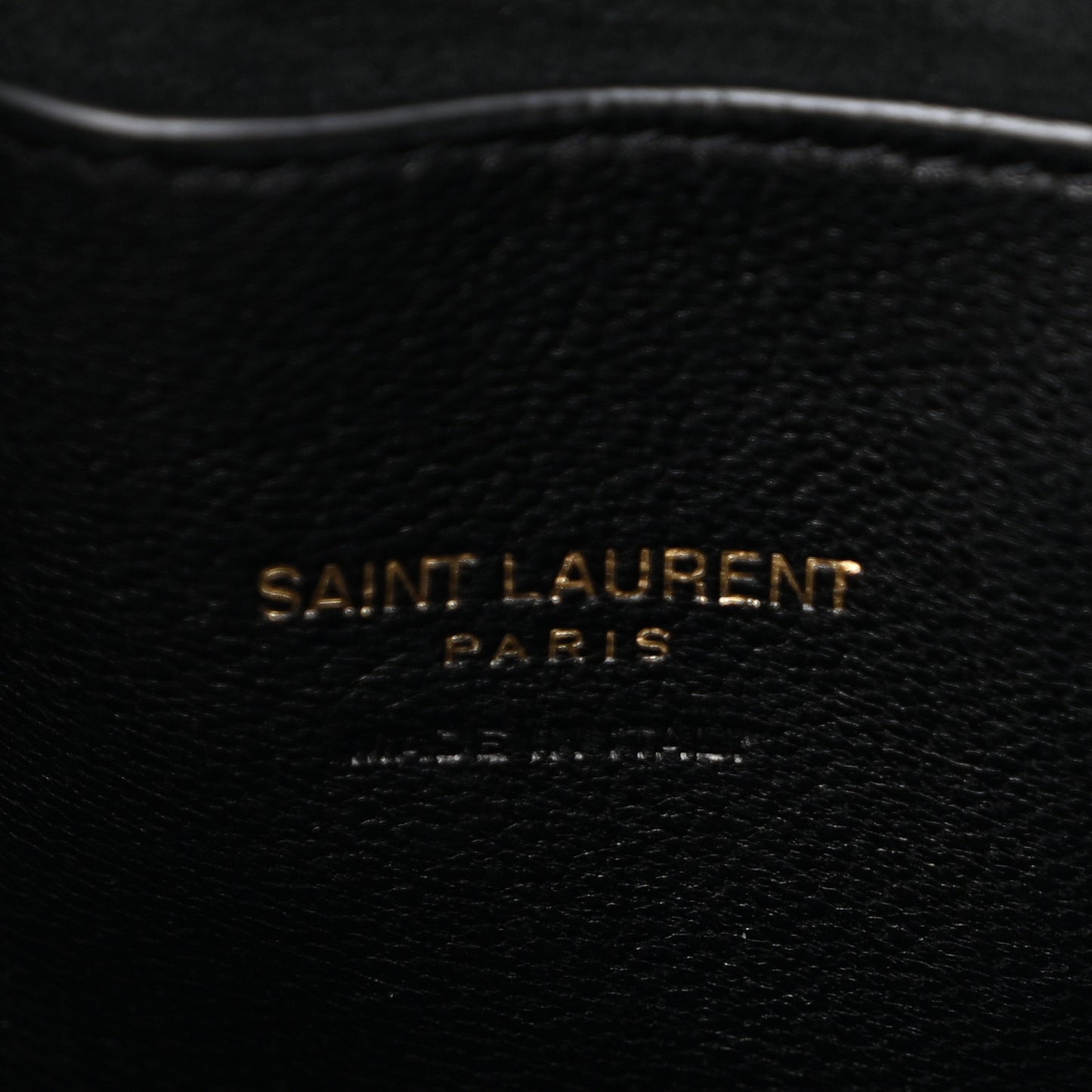 Lambskin Pochon Shoulder Bag Black