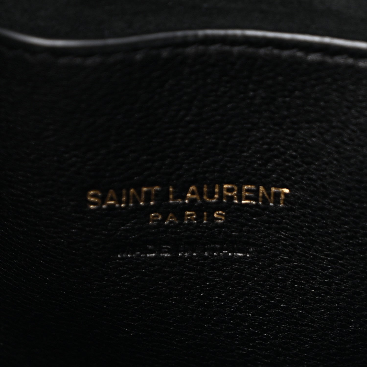 Saint Laurent Lambskin Pochon Shoulder Bag Black 6 of 11
