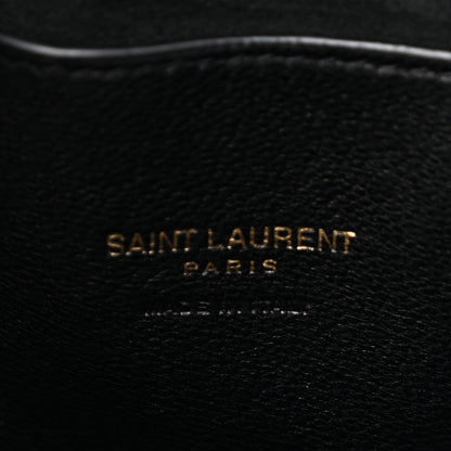Saint Laurent Lambskin Pochon Shoulder Bag Black 6 of 11