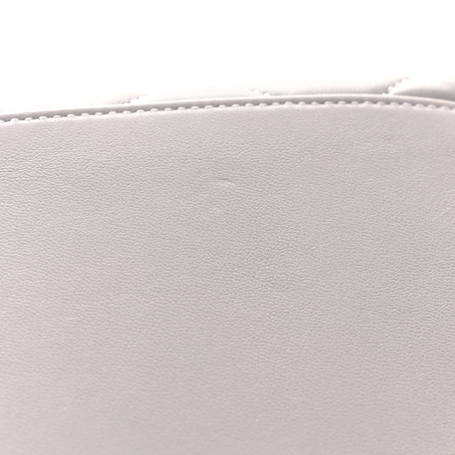 Chanel Lambskin Quilted Crush on Chains Drawstring Bucket Bag Hobo Grey 11 of 12