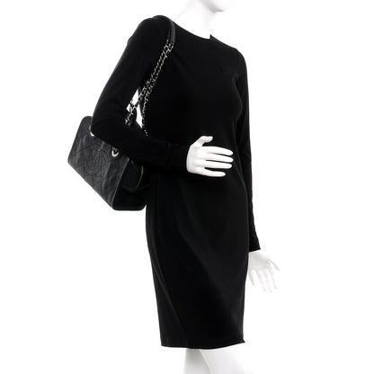 Chanel Caviar Quilted Small Deauville Bowling Bag Black 2 of 7
