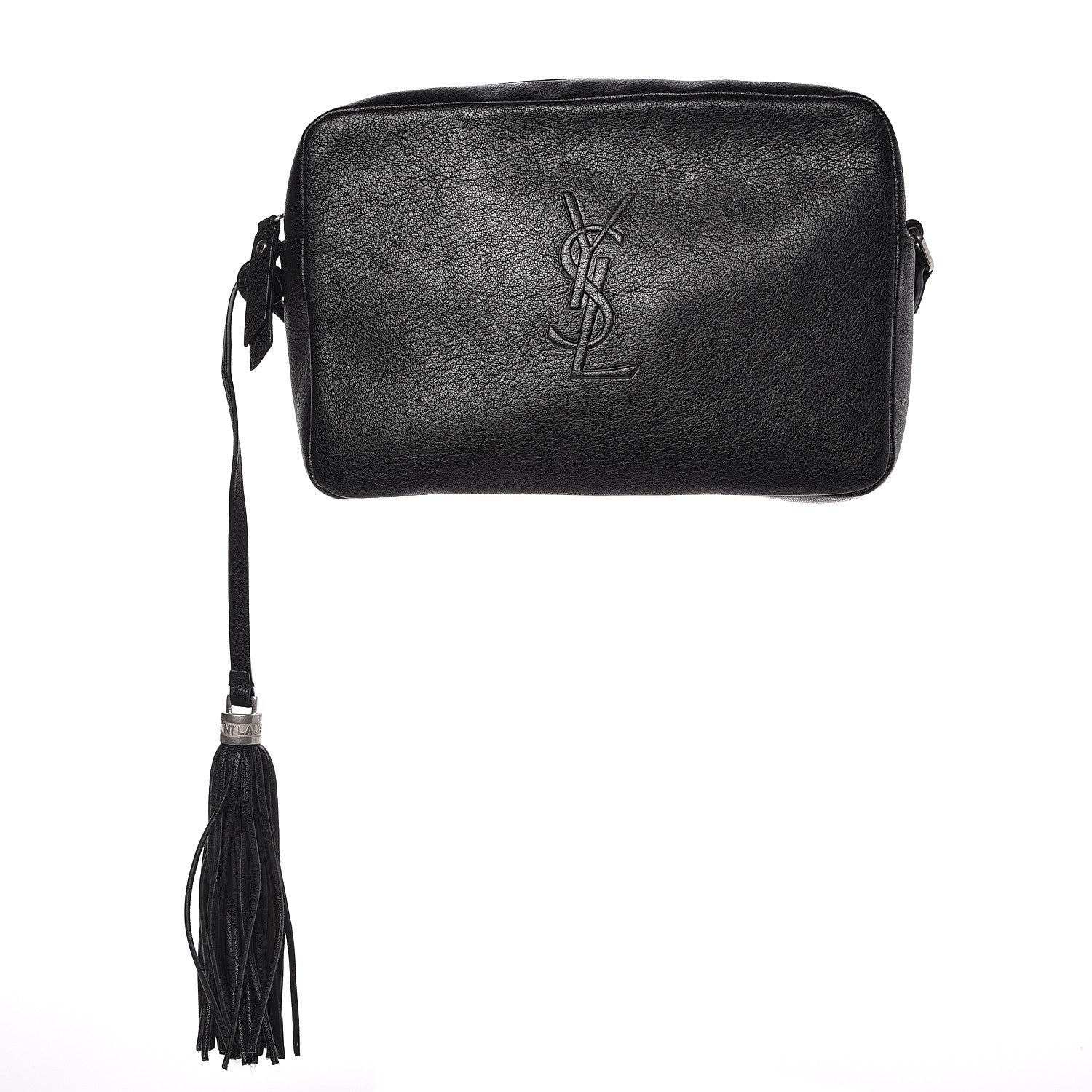 Saint Laurent Lambskin Monogram Small Lou Camera Bag Black 1 of 7