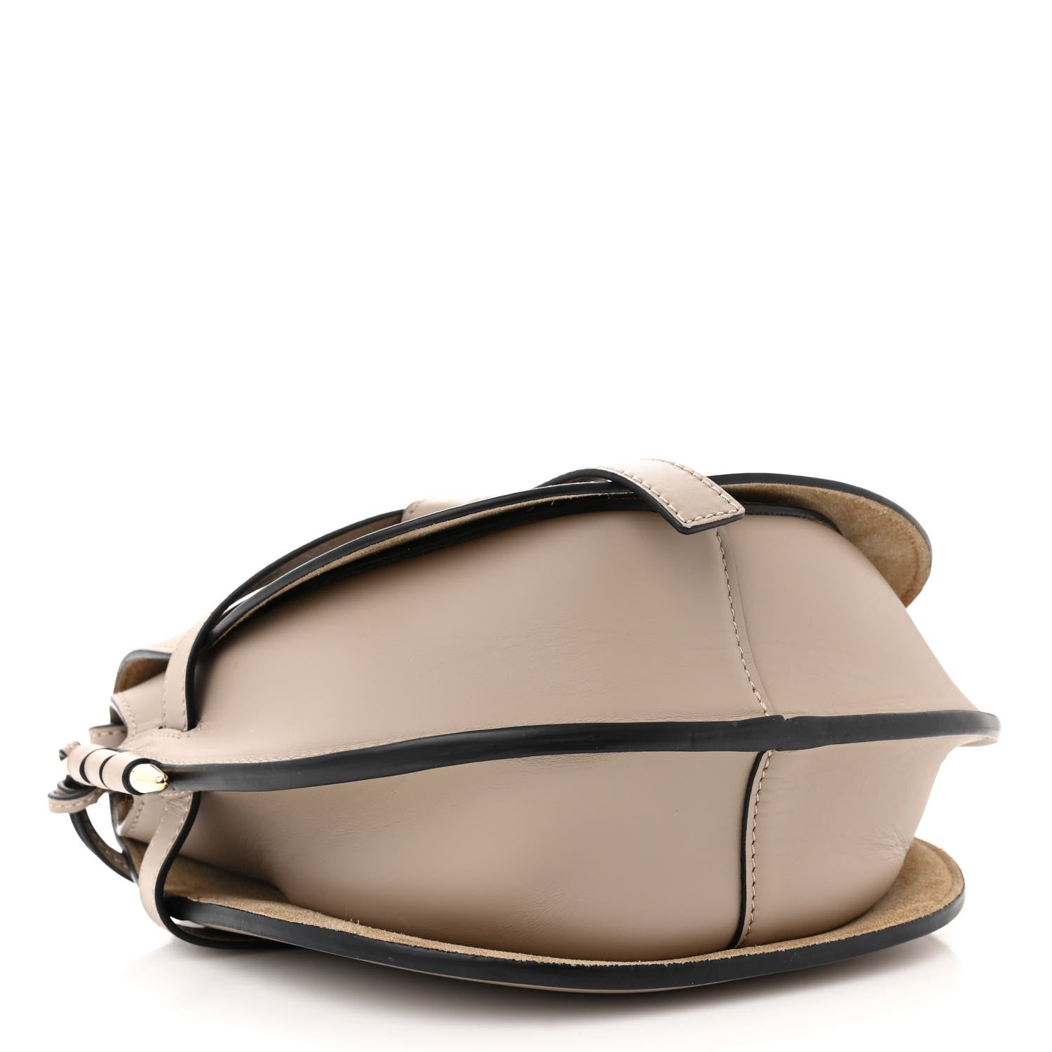 Loewe Soft Calfskin Jacquard Small Gate Crossbody Bag Sand 4 of 10