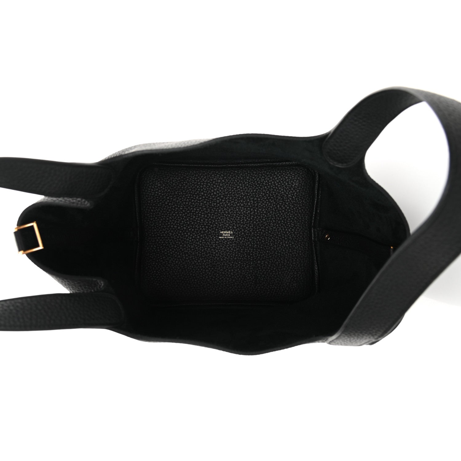 Hermes Taurillon Clemence Picotin Lock 22 MM Black 5 of 14
