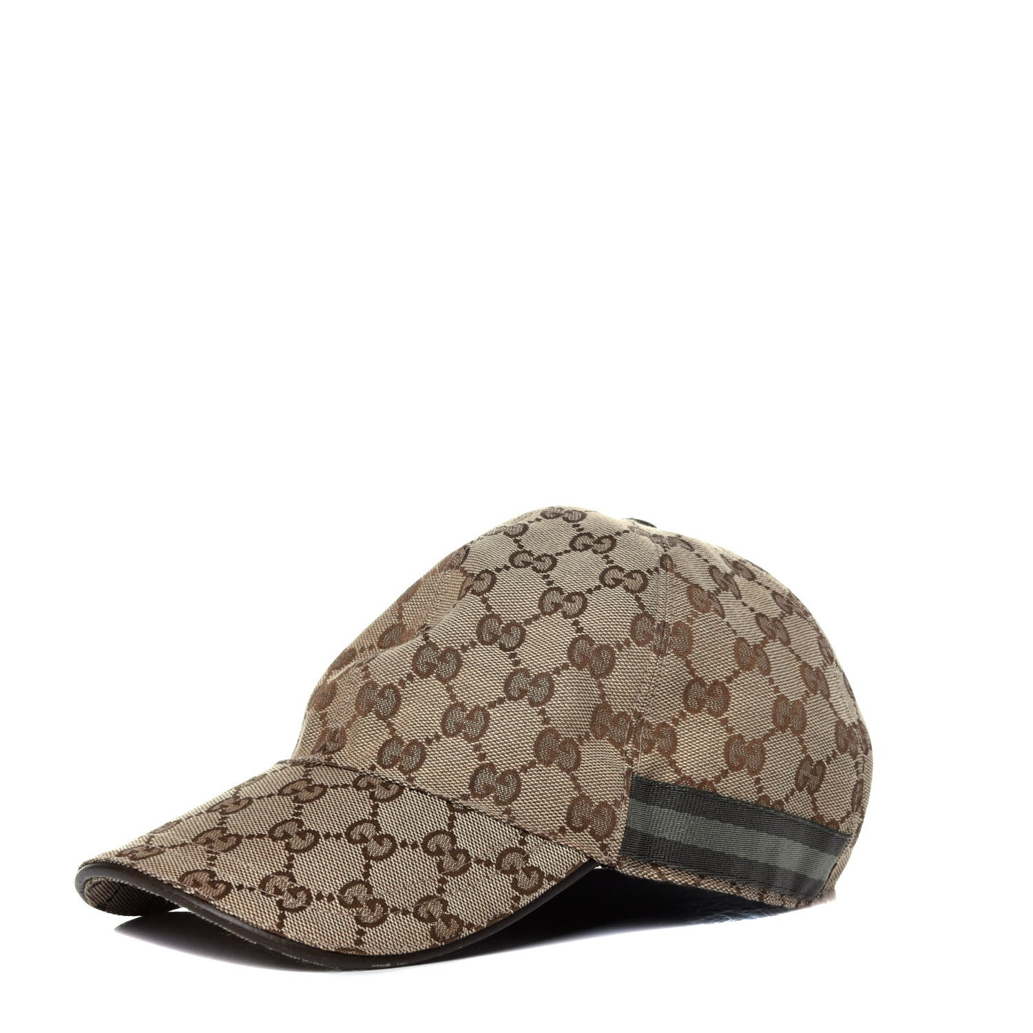 Gucci Monogram Web Baseball Hat XL Beige 1 of 9
