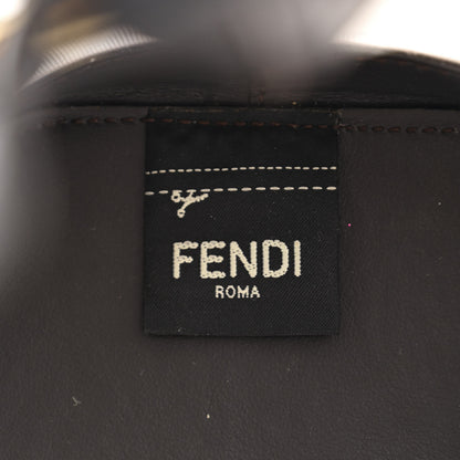 Fendi Mesh Vitello Grace F is Fendi FF 1974 Mini Mon Tresor Bucket Bag Marrone Black Ebano 6 of 10