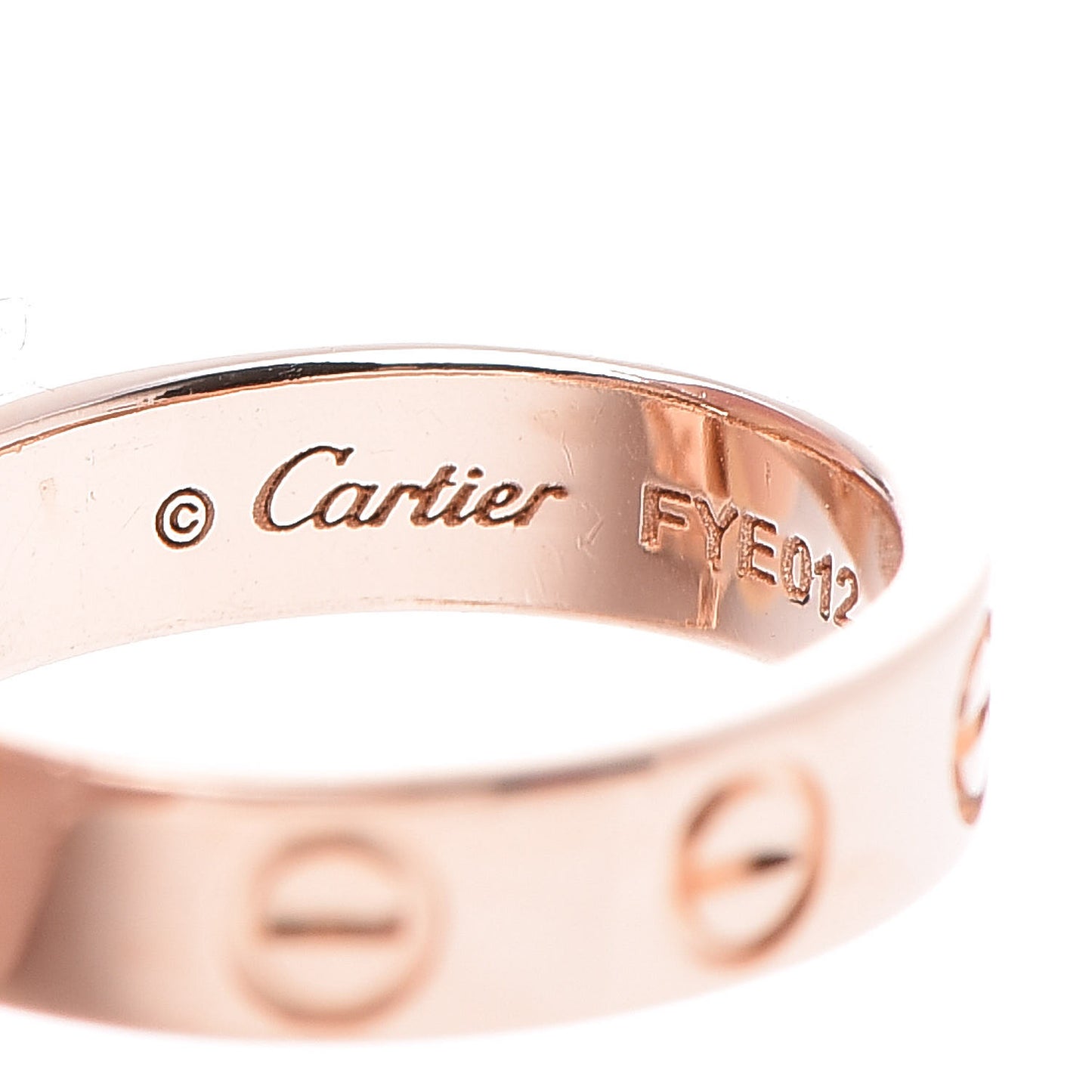 18K Pink Gold Interlocking LOVE Bracelet