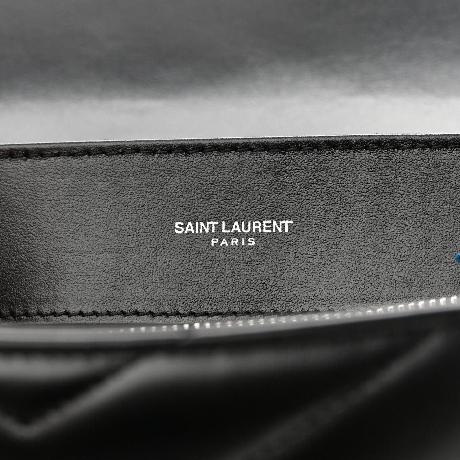 Saint Laurent Calfskin Y Quilted Monogram Medium Loulou Chain Satchel Black 6 of 9