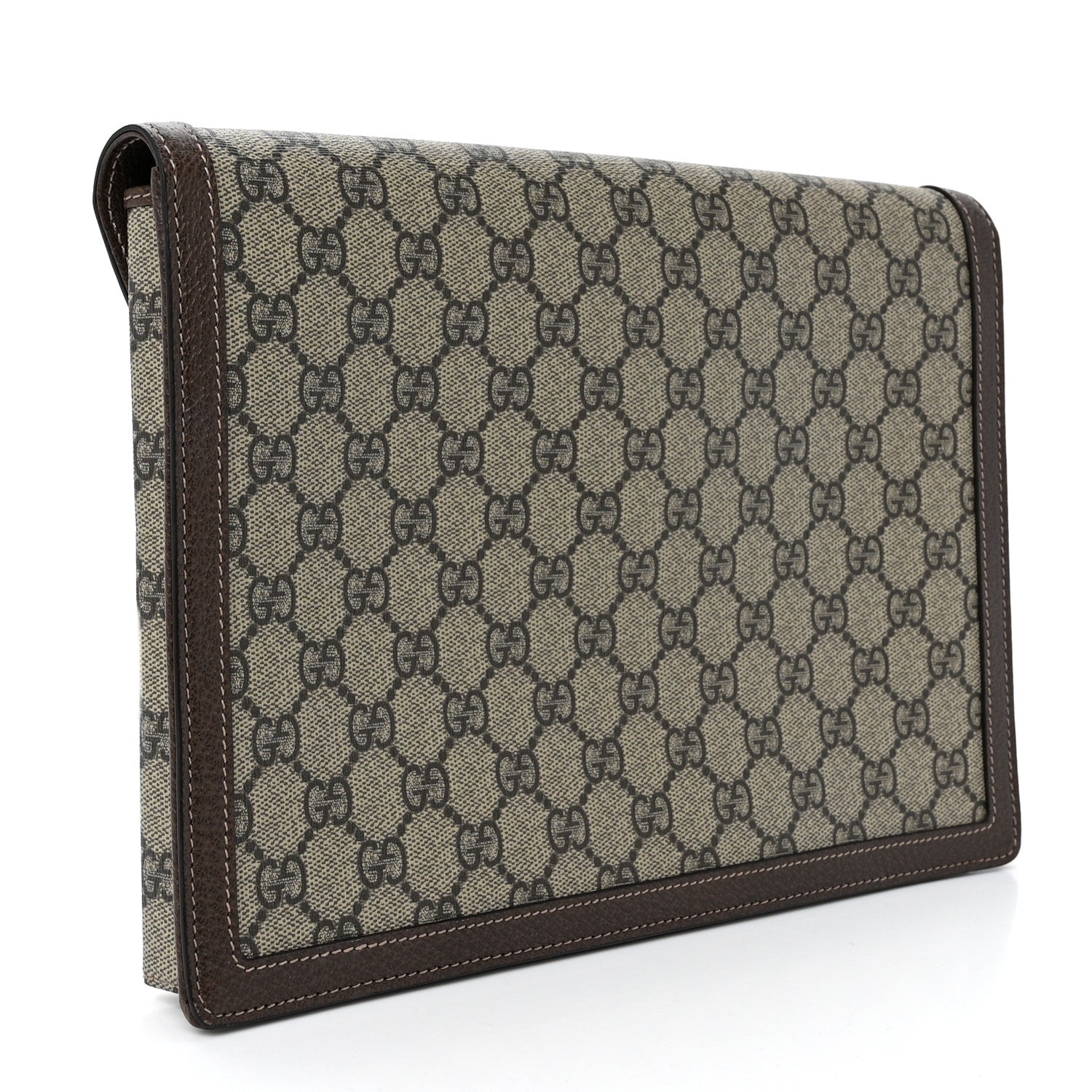Gucci GG Supreme Monogram Web Ophidia Clutch Beige New Acero 3 of 16