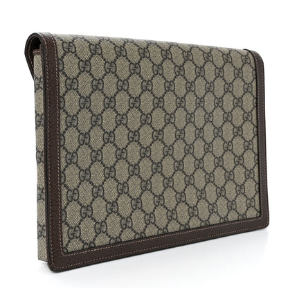 Gucci GG Supreme Monogram Web Ophidia Clutch Beige New Acero 3 of 16