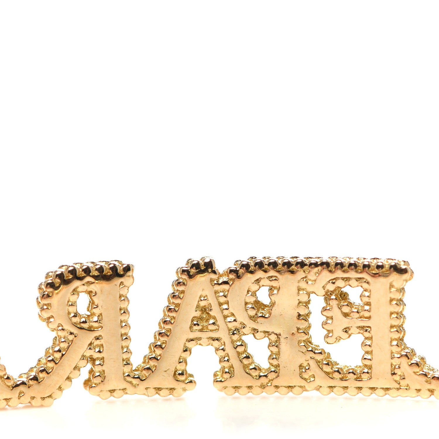 Gucci 18K Yellow Gold L'Aveugle Par Amour Bracelet 5 of 7