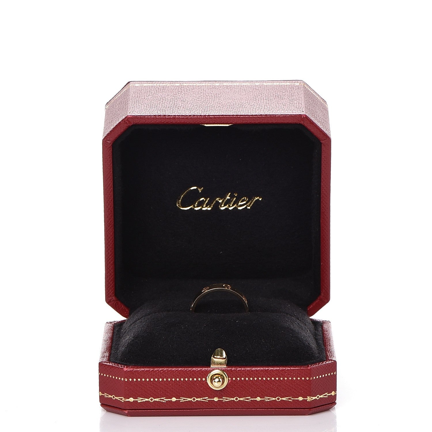 Cartier 18K Yellow Gold 4mm LOVE Wedding Band Ring 52 6 4 of 4
