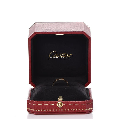 Cartier 18K Yellow Gold 4mm LOVE Wedding Band Ring 52 6 4 of 4