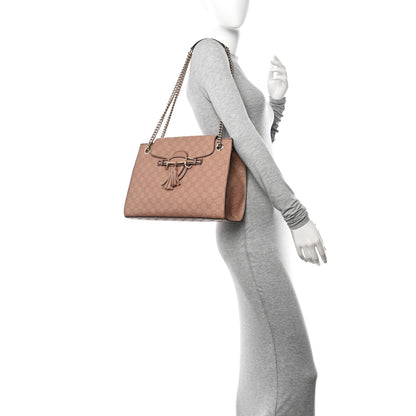Gucci Guccissima Large Emily Chain Shoulder Bag Camelia 2 of 12
