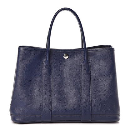 Hermes Epsom Garden Party 30 TPM Bleu Saphir 1 of 16