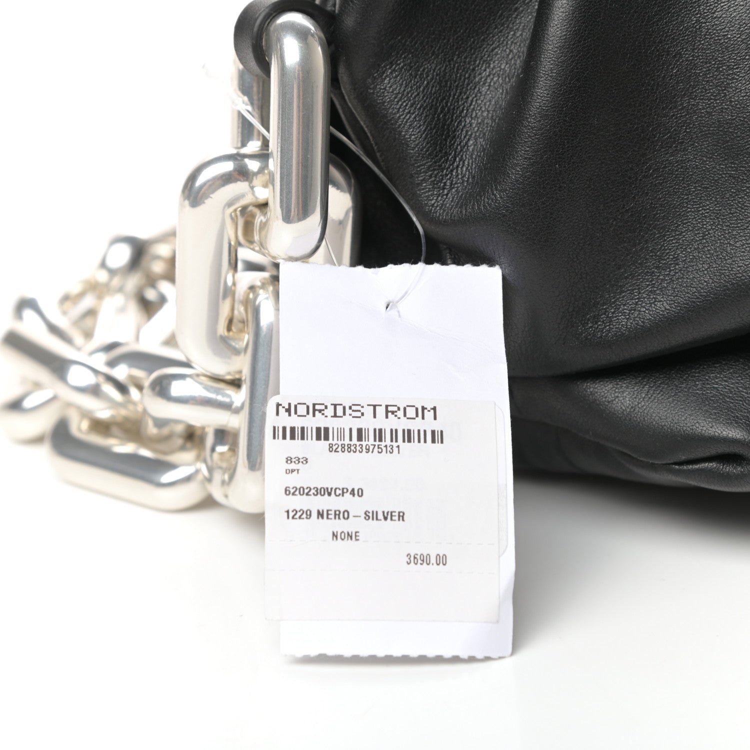 Bottega Veneta Calfskin The Pouch Chain Black 10 of 10