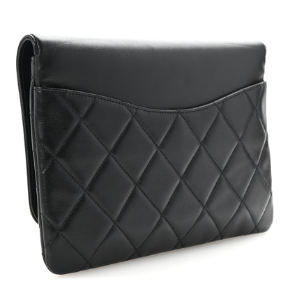 Chanel Goatskin Quilted Timeless CC Clutch Black 3 of 7