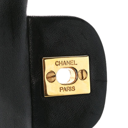 Chanel Lambskin Quilted Small Double Flap Black 7 of 13