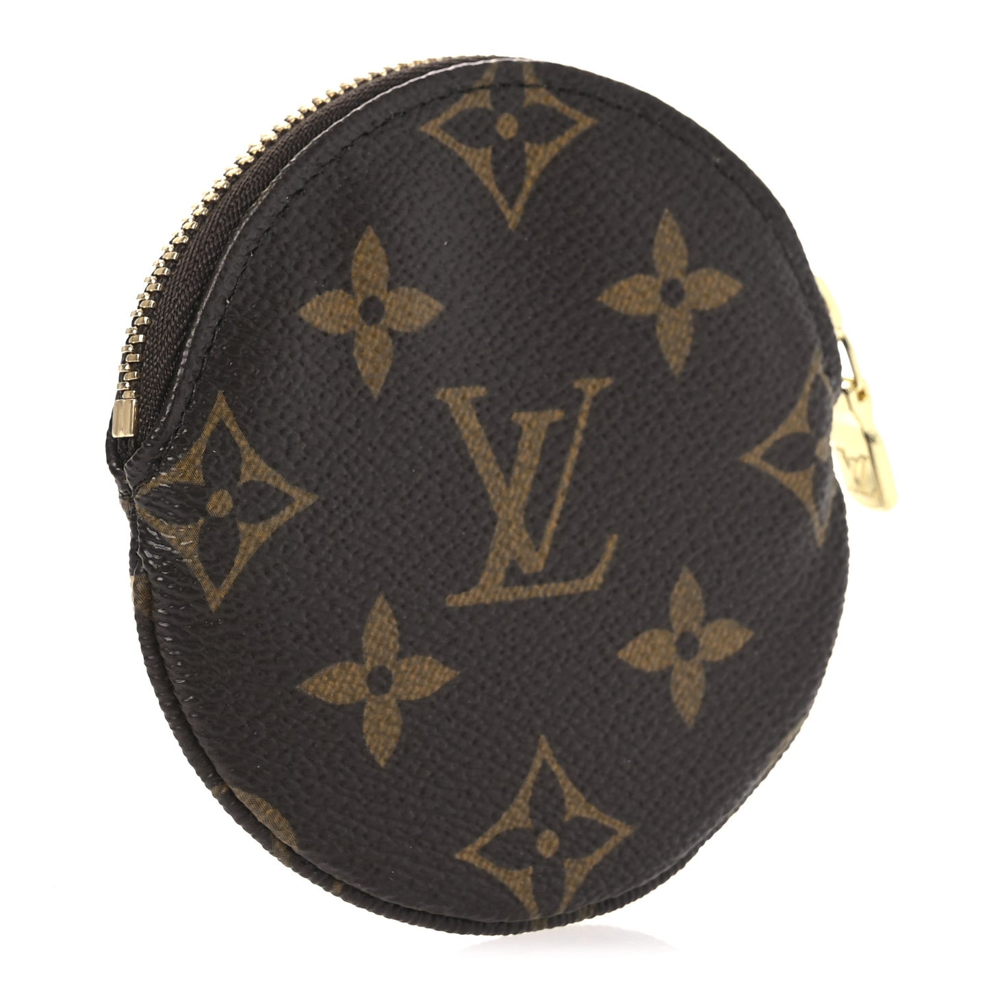 Monogram 2019 Christmas Animation Round Coin Purse Blue
