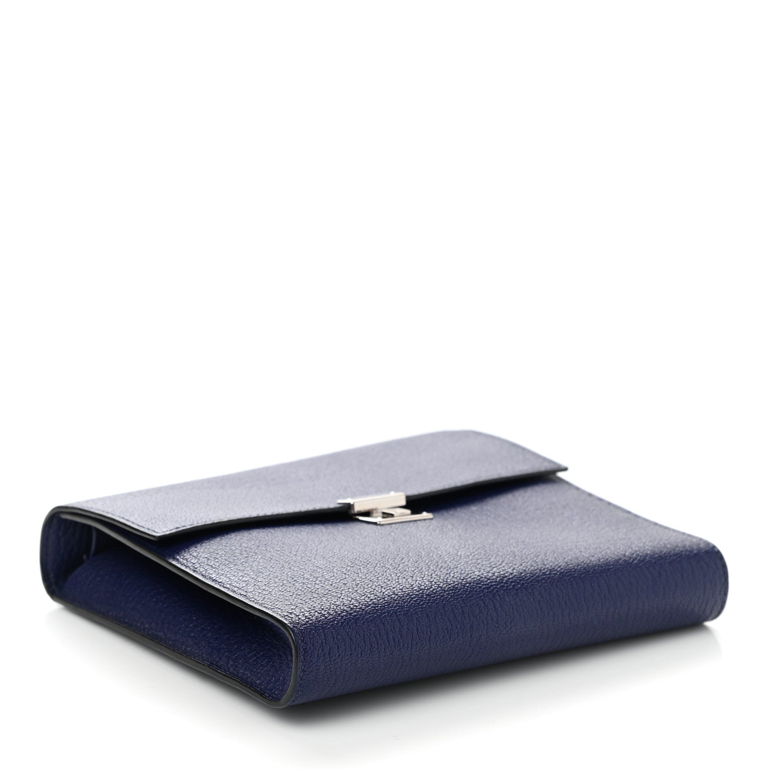 Hermes Chevre Mysore Clic 16 Wallet Blue Encre 4 of 11