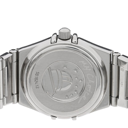 Omega Stainless Steel Diamond Bezel Pink Mother of Pearl 22mm Constellation My Choice Quartz Watch 1566.66.00 4 of 4