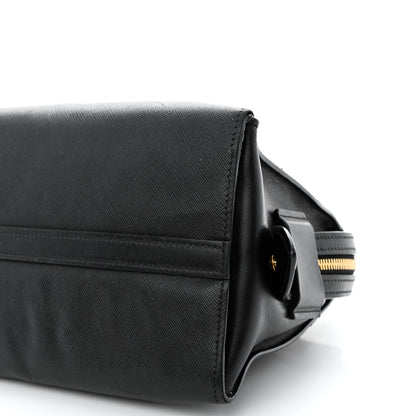 Prada Saffiano City Calfskin Small Esplanade Tote Black 14 of 27