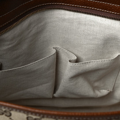 Gucci Monogram Medium Bree Zippered Tote Beige Tabacco 13 of 13