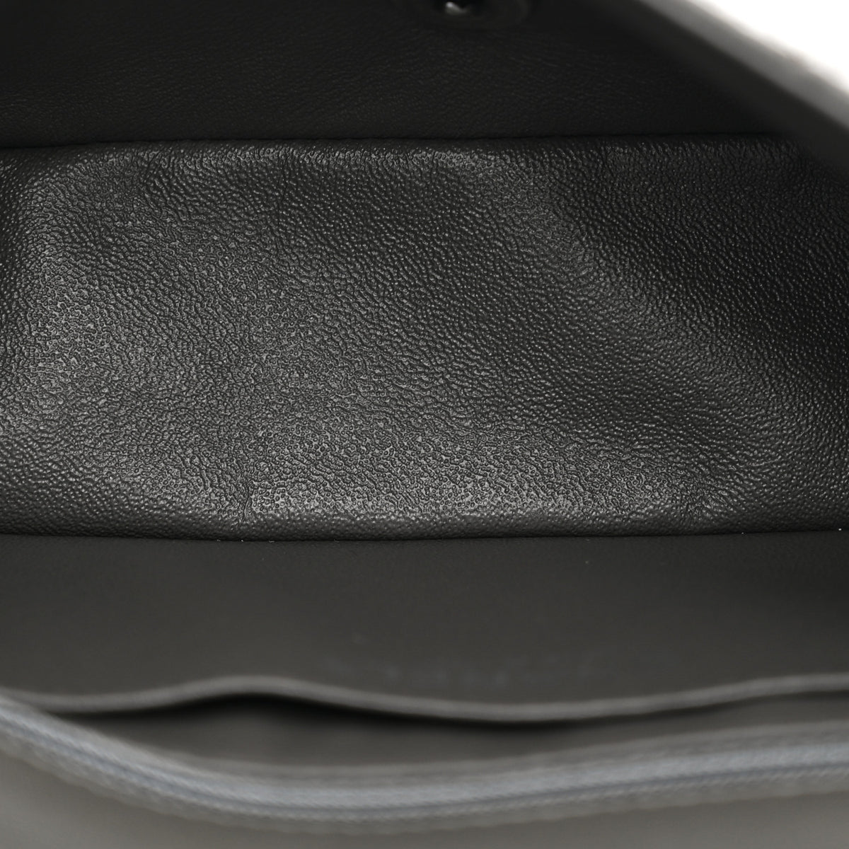 Lambskin Quilted Tri-Color Mini Rectangular Flap Brown Grey