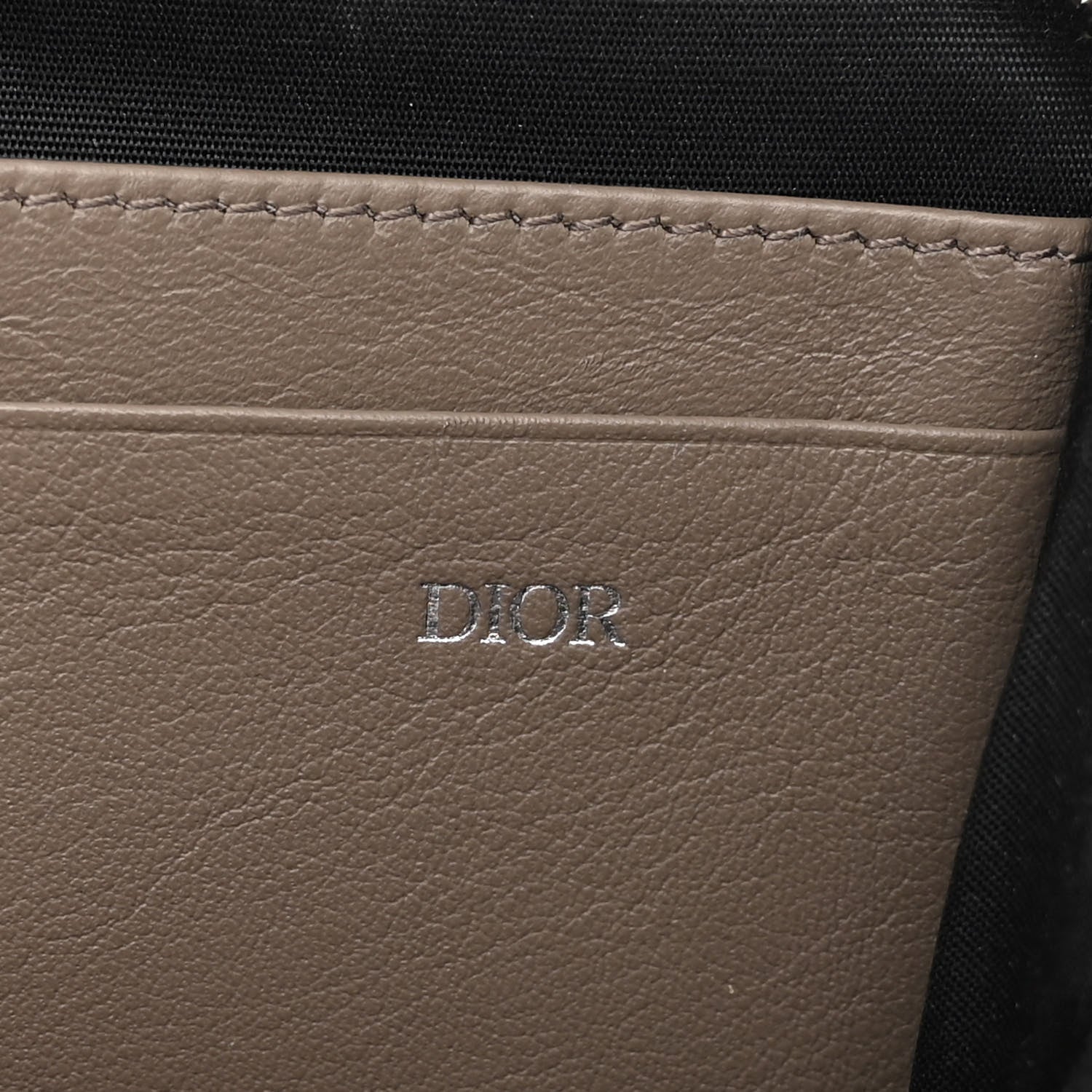 Christian Dior Calfskin Oblique Galaxy Perforated Messenger Marron Multicolor 7 of 10