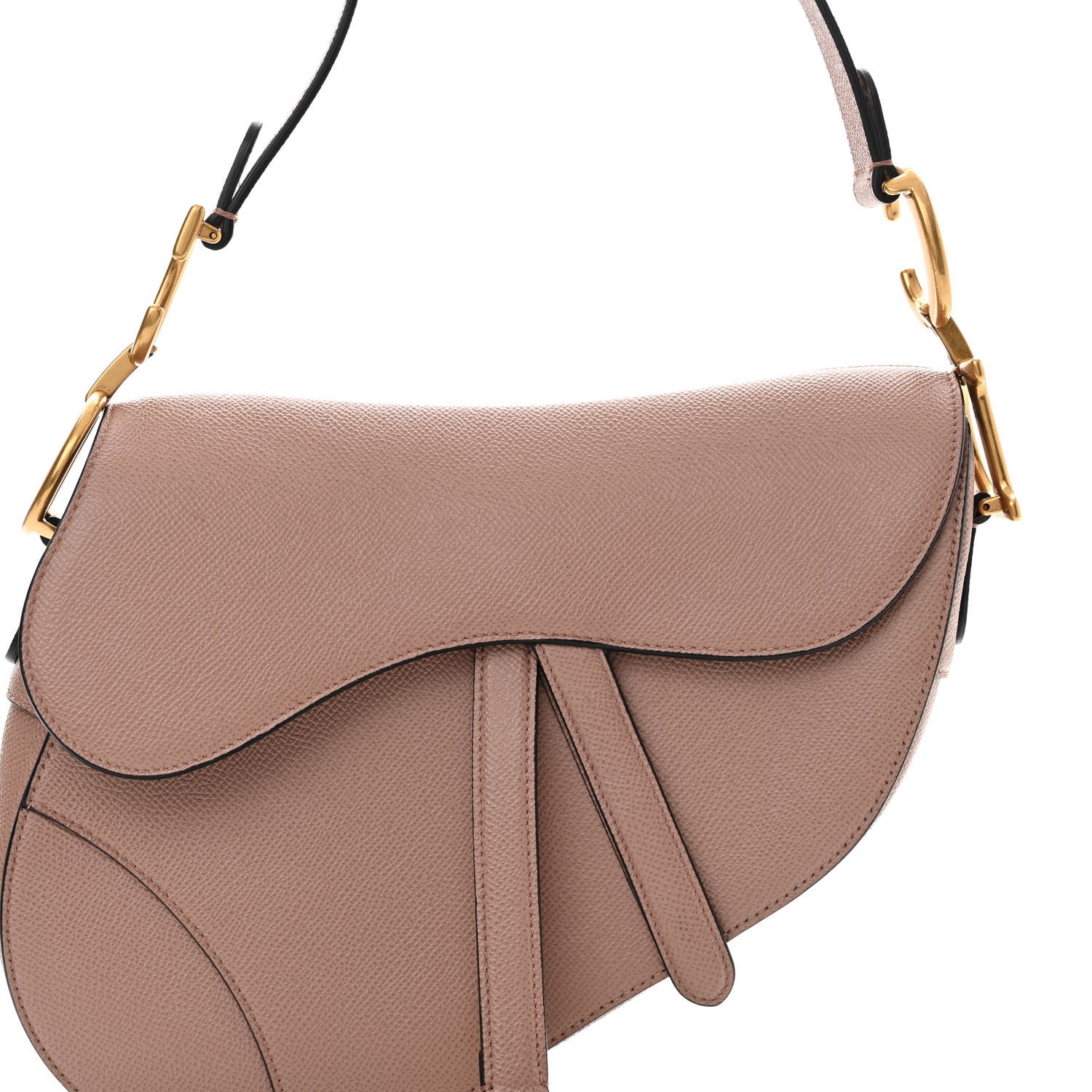 Christian Dior Grained Calfskin Saddle Bag Fard 8 of 11