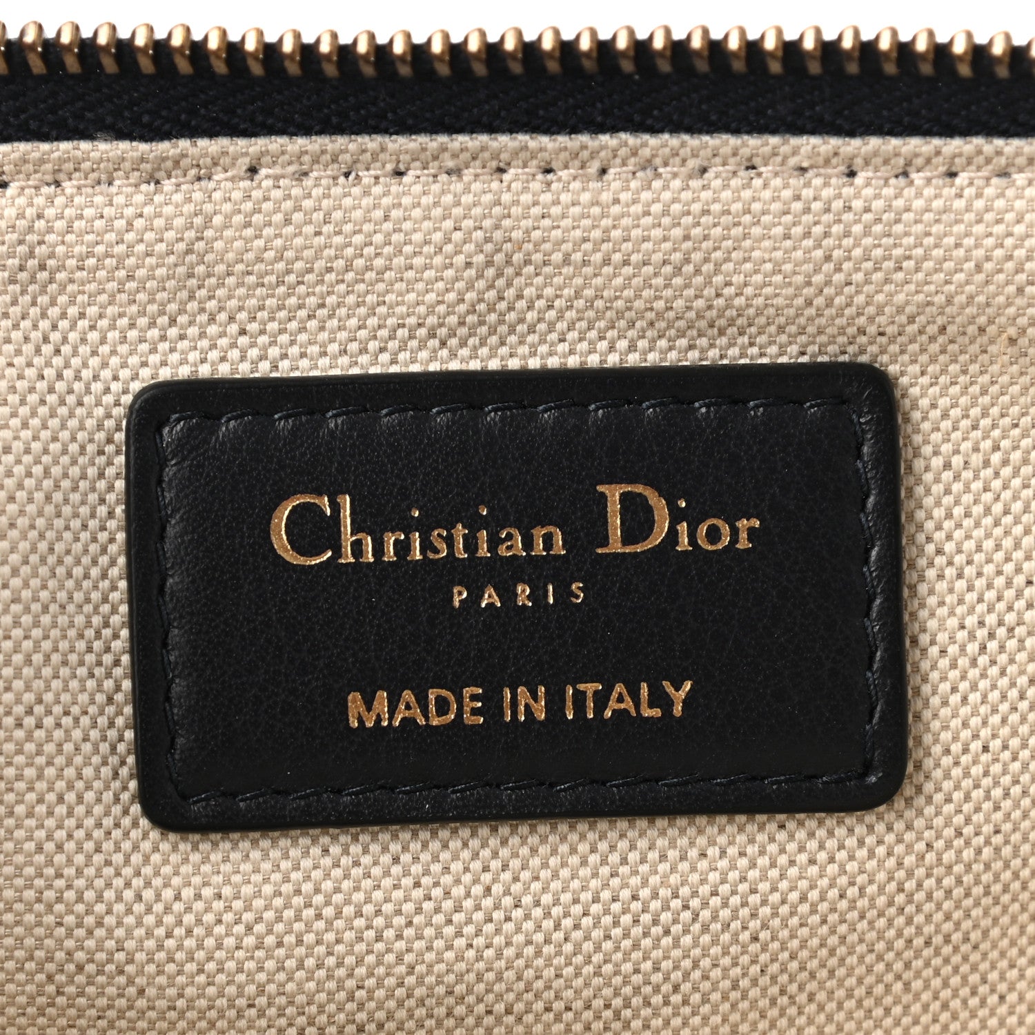 Christian Dior Oblique Pouch Clutch Blue 5 of 6