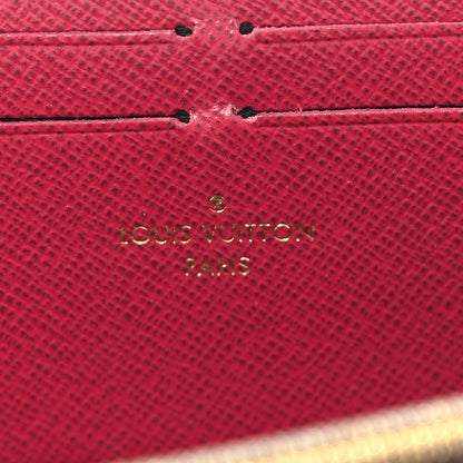 Louis Vuitton Monogram Clemence Wallet Fuchsia 6 of 8