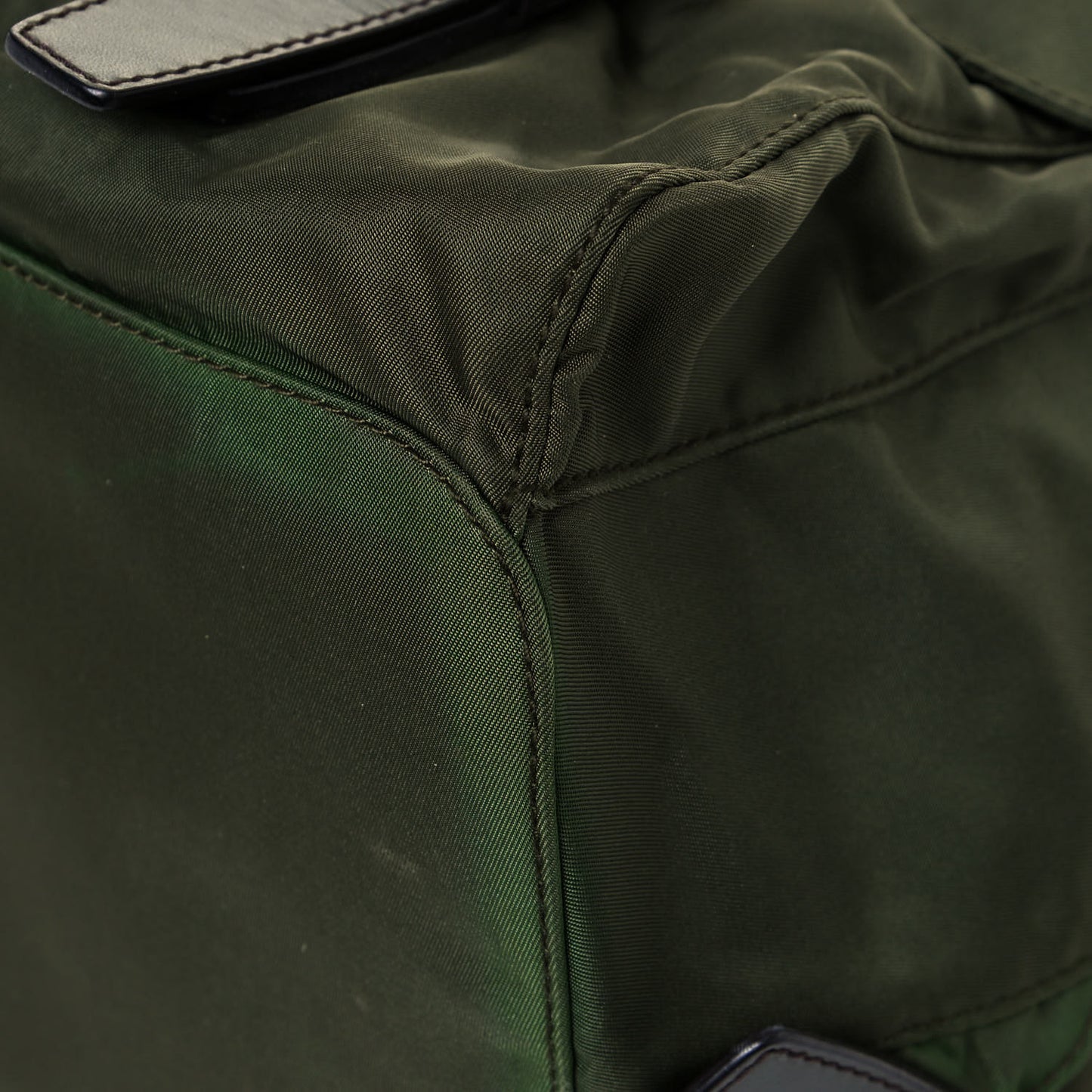 Nylon Vela Large Backpack Ebano