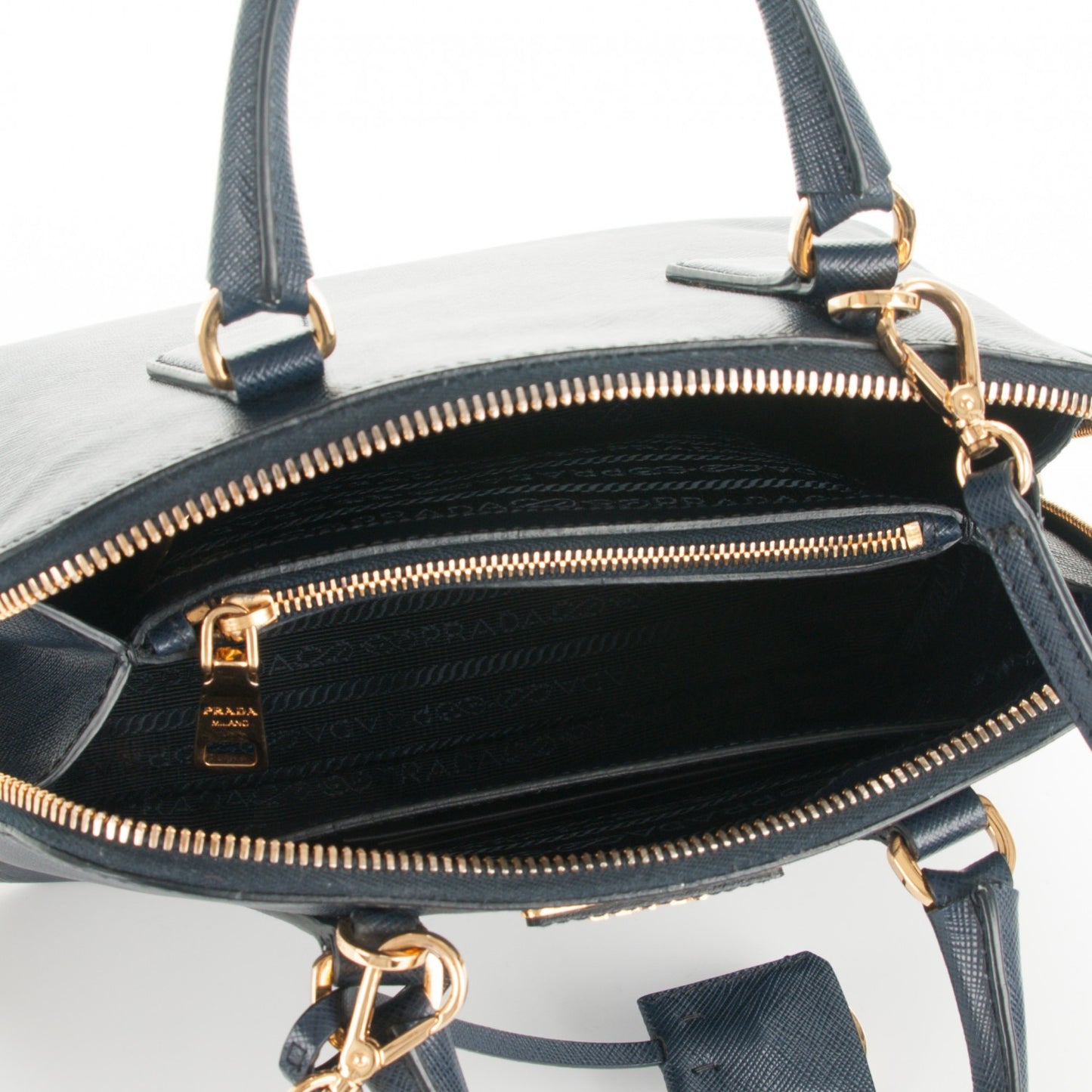 Saffiano Lux Small Promenade Tote Baltico