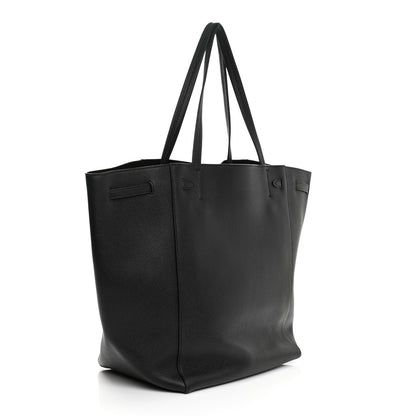 Celine Soft Grained Calfskin Medium Belt Cabas Phantom Black 5 of 17
