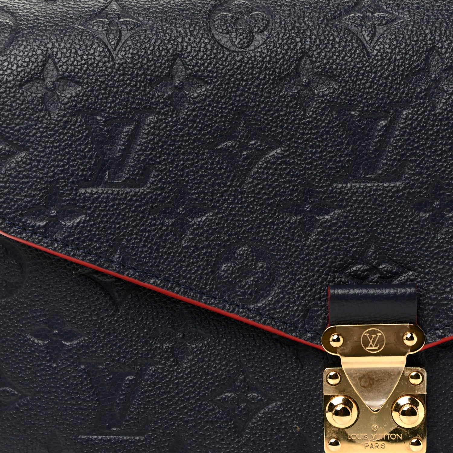 Louis Vuitton Empreinte Pochette Metis Marine Rouge 8 of 14